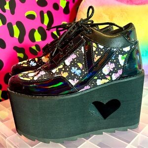 YRU Platform Care Bear Shoes